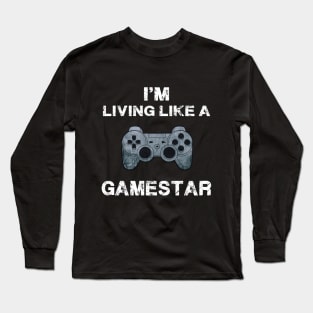 funny video games shirt Long Sleeve T-Shirt